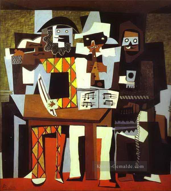 Drei Musiker 1921 kubist Pablo Picasso Ölgemälde